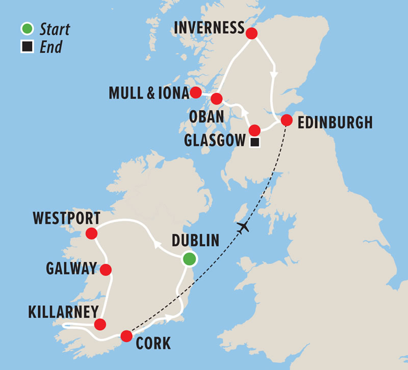 Map of  Music Tour 2027